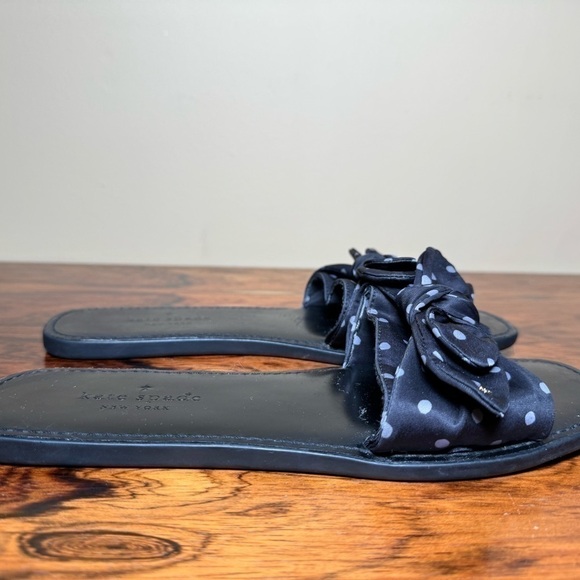 Kate Spade New York Bikini Bow Slide Sandals Polka Dots - Picture 8 of 15